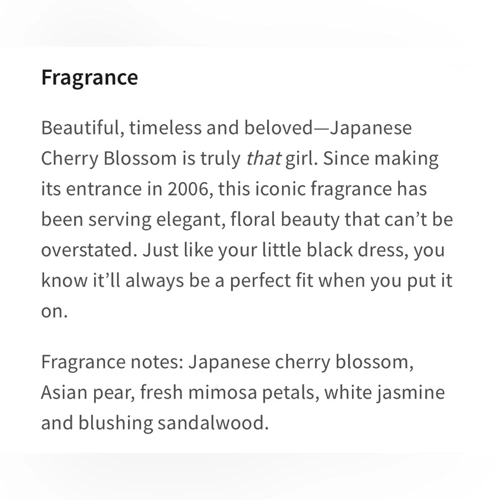 NWT, B&BW Japanese Cherry Blossom Shampoo & Conditioner Set